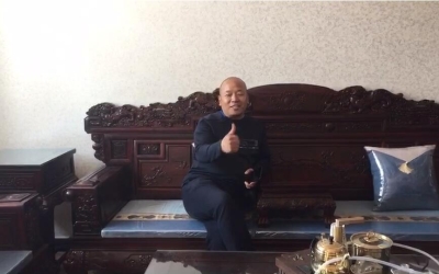 山東青島李總買(mǎi)的紅木家具